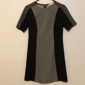 Loft Black and Gray 0P Dress